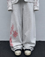SPIDER LILY SWEATS (LIGHT GRAY)