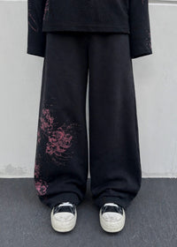 SPIDER LILY SWEATS (BLACK)