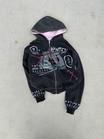 'wanted' reversible zip-up